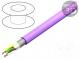 HELUKABEL 803344 Vodič  CAN bus  2x2x0,34mm2  lanko  Cu  PVC  fialová  250V  není