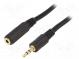 Kabel  Jack 3,5mm 3pin zásuvka,Jack 3,5mm 3pin vidlice  3m