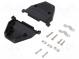 Kryt  pro konektory D-Sub  D-Sub 37pin,D-Sub HD 62pin  přímý