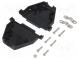 Kryt  pro konektory D-Sub  D-Sub 37pin,D-Sub HD 62pin  přímý