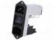 Konektor  napájecí AC  zásuvka  vidlice  10A  250VAC  IEC 60320