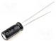 Kondenzátor  elektrolytický  THT  2,2uF  100VDC  Ø5x11mm  ±20%