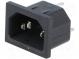 Konektor  napájecí AC  zásuvka  vidlice  10A  250VAC  IEC 60320