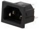 Konektor  napájecí AC  zásuvka  vidlice  10A  250VAC  IEC 60320