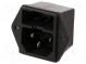Konektor  napájecí AC  zásuvka  vidlice  10A  250VAC  IEC 60320