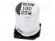Kondenzátor  elektrolytický  low ESR  SMD  100uF  25VDC  ±20%