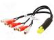 Konektor  pro panelová autorádia  Clarion  RCA  PIN 10