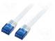 Patch cord  U/UTP  5e  lanko  CCA  PVC  bílá  5m  30AWG
