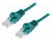 Patch cord  U/UTP  5e  lanko  CCA  PVC  zelená  1,5m  26AWG