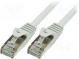 Patch cord  SF/UTP  5e  lanko  CCA  PVC  šedá  20m  26AWG
