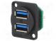 Zásuvka  USB A  kolíková lišta  dvojité  V  USB 3.0  Rozteč  1,27mm