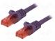 Patch cord  S/FTP  6  lanko  Cu  LSZH  šedá  1,5m  27AWG