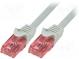 Patch cord  U/UTP  6  lanko  Cu  LSZH  bílá  5m  26AWG