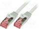 Patch cord  S/FTP  6  lanko  Cu  LSZH  bílá  20m  27AWG