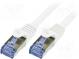 Patch cord  S/FTP  6a  lanko  Cu  LSZH  bílá  30m  26AWG