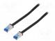 Patch cord  S/FTP  6a  lanko  Cu  PE  černá  40m  26AWG