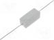 Rezistor  výkonový  tmelený  THT  82Ω  5W  ±5%  9,5x9,5x22mm