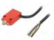 Limit switch  pin plunger Ø8mm  NO + NC  10A  max.250VAC  lead 2m