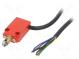 Limit switch  transversal metal roller Ø10mm  NO + NC  10A  IP66