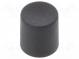 Knoflík  jezdec  Barva  černá  Ø8,2x8,9mm  Mat  nylon