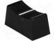 Knoflík  jezdec  Barva  černá  23x11x11mm  Mat  plast