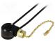 Switch  pull-chain  Pos  2  Leads  157mm leads  Contacts  SPST  1kV