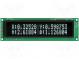 Zobrazovač  VFD  alfanumerický  20x2  Znak 9,2mm  350cd/m2  PIN 20