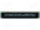 Zobrazovač  VFD  alfanumerický  40x2  Znak 4,7mm  350cd/m2  PIN 20