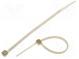 Cable tie  L  100mm  W  2.5mm  polyamide  78.5N  natural  Ømax  25mm