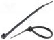 Cable tie  L  100mm  W  2.4mm  polyamide  78.5N  black  Ømax  25mm