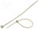 Cable tie  L  142mm  W  3.2mm  polyamide  176.5N  natural  Ømax  35mm