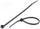 Cable tie  L  142mm  W  3.2mm  polyamide  176.5N  black  Ømax  35mm