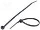Cable tie  L  150mm  W  3.6mm  polyamide  176.5N  black  Ømax  36mm