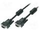 Kabel  D-Sub 15pin HD vidlice,z obou stran  černá  1,8m