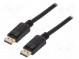 Cable  DisplayPort 1.2  DisplayPort plug,both sides  5m  black