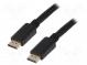 Cable  DisplayPort 1.2  DisplayPort plug,both sides  10m  black