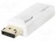 Adaptér  DisplayPort 1.2,HDCP 1.3,HDMI 1.4  bilá