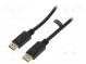 Cable  DisplayPort 1.4  DisplayPort plug,both sides  2m  black