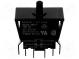 Switch  door  Pos  2  DPST-NO + SPST-NC  16A/250VAC  black  D2D