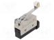 Limit switch  angled lever with roller  SPDT  10A  max.250VAC