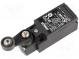 Limit switch  lever R 26mm, plastic roller Ø17,5mm  NO + NC
