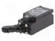 Limit switch  lever R 19mm, plastic roller Ø12mm  NO + NC  10A