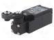 Limit switch  lever R 26mm, metallic roller Ø17,5mm  NO + NC