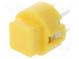 Switch  keypad  Pos  2  SPST-NO  0.01A/32VDC  yellow  THT  1.3N  D6