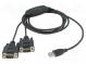 Převodník USB- RS232  chipset FTDI/FT2232H  1,5m  USB 2.0