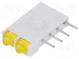 LED  zakrytovaný  žlutá  1,8mm  Poč.diod 2  10mA  38°  2,1V  13mcd