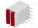 LED  zakrytovaný  červená  1,8mm  Poč.diod 8  10mA  38°  2V  13mcd