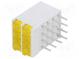 LED  zakrytovaný  žlutá  1,8mm  Poč.diod 8  10mA  38°  2,1V  13mcd