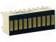 Zobrazovač  LED  sloupec  zelená  2,2-5,6mcd  25,4x10,16mm