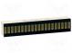 Zobrazovač  LED  sloupec  žlutá  1,9-9mcd  50,7x10,16mm